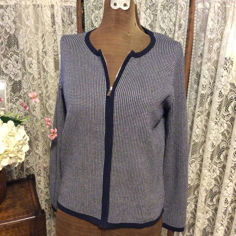 Ann Taylor Zip Cardigan